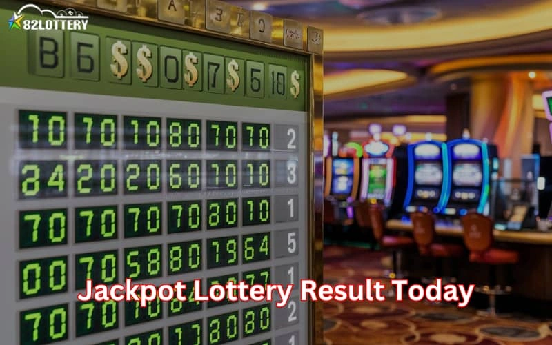 jackpot lottery result today